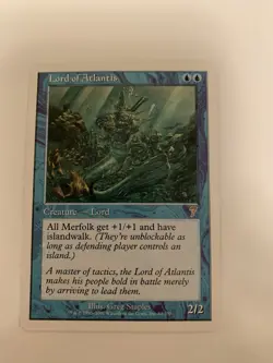 MTG NM Lord of Atlantis 7th Edition Free Shipping In The US with Tracking - Image 1