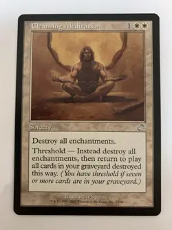 MTG NM Cleansing Meditation Torment Free Shipping In The US with Tracking - Image 1