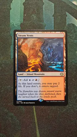 Steam Vents *In Hand* Lorwyn Eclipsed Magic the Gathering MtG - Image 1