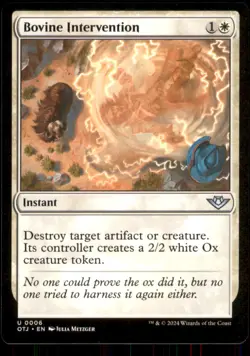 Bovine Intervention Outlaws of Thunder Junction #6 Uncommon - Image 1