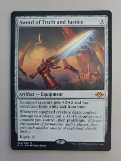 MTG Sword of Truth and Justice Modern Horizons Regular Mythic - Image 1