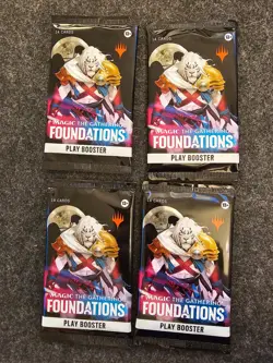 Magic the Gathering Foundations Play Booster * Sealed * 4 packs - Image 1