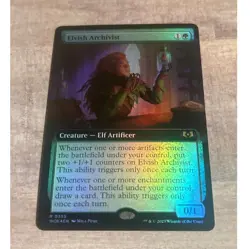 Elvish Archivist - Foil R MTG Wilds of Eldraine M/NM x1 - Image 1