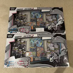 2 x NEW SEALED POKEMON UNOVA HEAVY HITTERS PREMIUM COSTCO COLLECTION SEALED 🖤⚪ - Image 1
