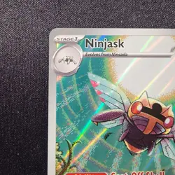 Pokemon TCG - Ninjask - 137/132 - ME01: Mega Evolution Illustration Rare IR NM - Image 3