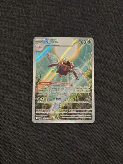 Pokemon TCG Mega Evolution Base Set: Ninjask 137/132 Illustration Rare Card - NM - Image 1