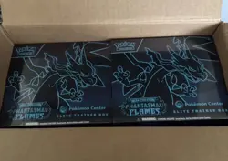 x2 Pokemon Center TCG Phantasmal Flames ETB Elite Trainer Box - New Sealed - Image 1