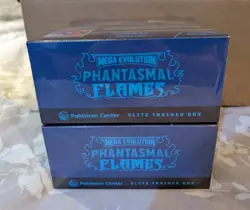 Pokemon TCG: Phantasmal Flames Pokemon Center Elite Trainer Box ETB X2 SEALED - Image 2