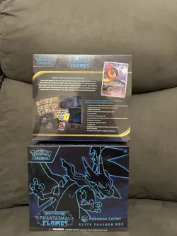 Pokemon TCG Phantasmal Flames Pokemon Center ETB Elite Trainer Box x2 New Sealed - Image 3