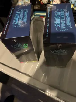 Pokemon TCG Phantasmal Flames Pokemon Center ETB Elite Trainer Box x2 New Sealed - Image 5