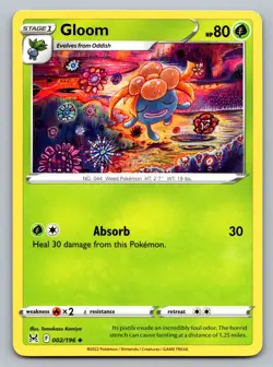 Pokemon TCG SWSH11: Lost Origin Gloom 002/196 - Image 1