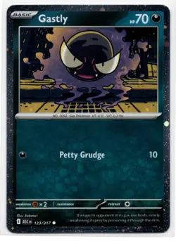 2026 Pokemon - Mega Evolutions - Ascended Heroes Cosmo Promo Gastly 2 #123 - Image 1