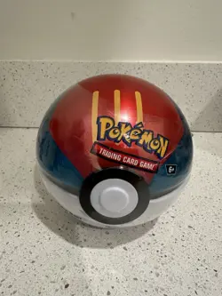 Pokemon TCG Tin Pokeball Lure BALL D23 Sealed Fusion Lost Origin Silver TempestU - Image 1