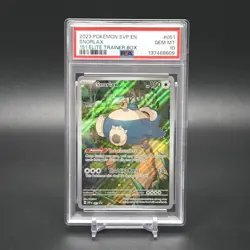 2023 Pokemon SVP Snorlax #051 151 Elite Trainer Box PSA 10 GEM MINT - Image 1