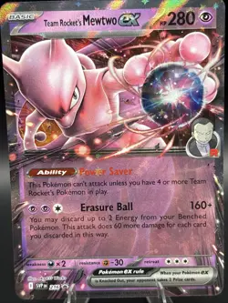 Pokemon TCG - Team Rockets Mewtwo EX - 216 Scarlet and Violet - Black Star Promo - Image 1