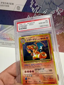 1998 POKEMON JAPANESE CD PROMO #6 CHARIZARD-HOLO PSA 10 - Image 5