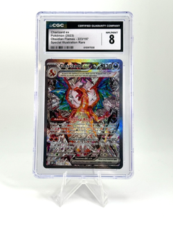 Pokemon Charizard ex Special Illustration Rare Obsidian Flames 223/197 CGC 8 - Image 1