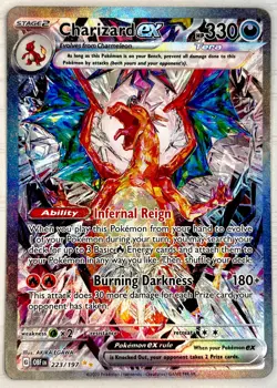 Charizard ex - 223/197 - Pokemon Obsidian Flames Special Illustration Rare Mint - Image 1