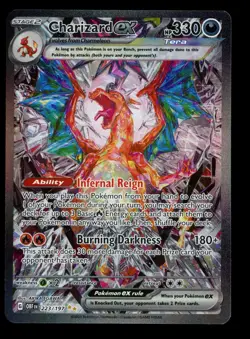 2023 POKEMON OBSIDIAN FLAMES CHARIZARD EX 223/197 SPECIAL ILLUSTRATION RARE NM - Image 1