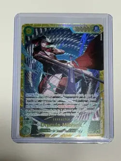 One Piece TCG OP14-119 Dracule Mihawk (SEC) - The Azure Sea's Seven (OP14) - Image 3