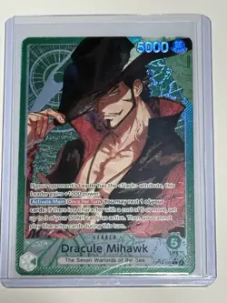 Dracule Mihawk One Piece Op14-020 Leader Parallel English - Image 2