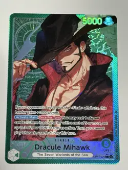 Dracule Mihawk One Piece Op14-020 Leader Parallel English - Image 5