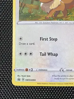 Eevee SWSH095 SWSH: Sword & Shield Promo Cards Holo PTCG LP/NM - Image 5