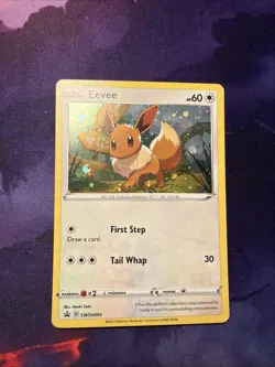 Eevee SWSH095 Holo SWSH: Sword & Shield Promo Cards - Pokemon Card - NM - Image 1