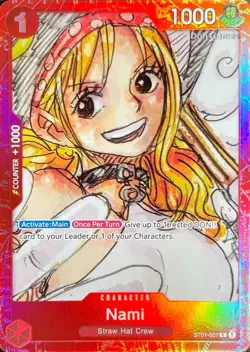 One Piece TCG Premium Card Collection Film Red Edition Nami ST01-007 - Image 1