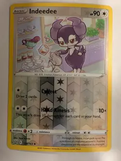 Indeedee 120/163 - Battle Styles Reverse Pokemon Holo Foil Nice! - Image 1