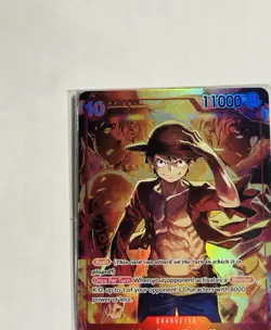 Monkey.D.Luffy (Treasure Booster Set) ST10-006 One Piece Promo Card Foil SEALED - Image 2
