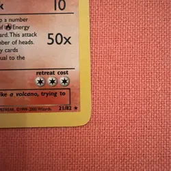 Pokemon Dark Charizard TCG Team Rocket WOTC Vintage, Non-Holo Rare Card 21/82 - Image 5