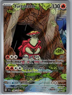 Turtonator 146/142 SV07: Stellar Crown - Pokemon Card - NM - Image 1