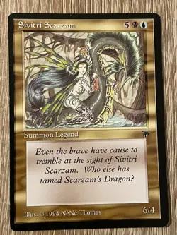 MTG - Sivitri Scarzam - Legends - NM English Magic 1994 - Image 1