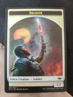 Soldier Token Spider MTG MH1 Magic The Gathering 2019 Never Played MINT - Image 2
