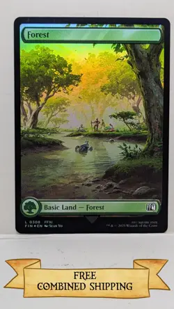 Final Fantasy Foil Full Art Land Lot Set - Image 5