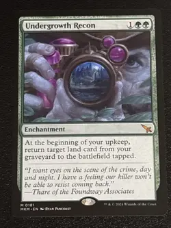 MTG Murders at Karlov Manor Undergrowth Recon 0181 NM Mythic - Image 1
