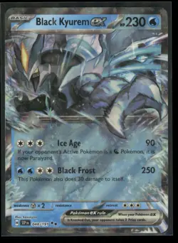 2024 Scarlet & Violet Series - Surging Sparks Black Kyurem ex Double Rare #48 - Image 1