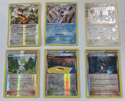 Pokemon Holo & Reverse Holo Trainer Lot (6) - Radiant Collection, BW/XY Era - Image 1