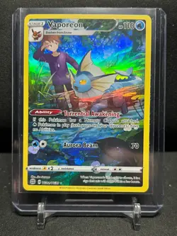 Vaporeon TG02/TG30 Trainer Gallery Holo Pokemon 2022 Brilliant Stars NM - Image 1