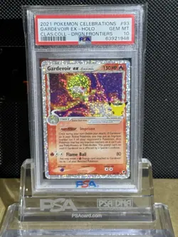 2021 Pokemon Celebrations Gardevoir EX 93/101 Classic Collection PSA 10 - Image 1