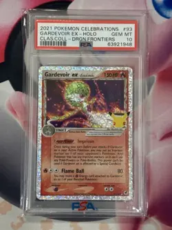 2021 Pokemon Celebrations Gardevoir EX 93/101 Classic Collection PSA 10 - Image 3