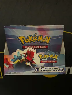 CARTE POKEMON EMPTY / VIDE DISPLAY US CALL OF LEGENDS - Image 1