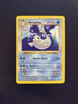 Dewgong 25/102 Uncommon Base Set - SHADOWLESS - Pokemon TCG - LP - Image 1