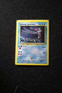 Shining Gyarados 65/64 Neo Revelation Secret Rare Holo Pokemon Card MP/DMG - Image 1