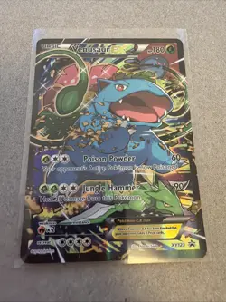 Venusaur EX Pokemon XY123 (2016) Promo Black Star Red & Blue Collection English - Image 3