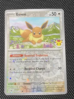 Eevee 074/131 Pokemon Day 2025 Reverse Cosmos Holo - Image 1