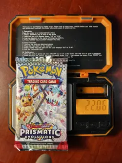 22.06g HEAVY - Pokemon TCG Prismatic Evolution Booster Pack!Possible GOD - Image 1