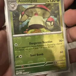 Amoonguss Masterball Pattern 011/086 SV: Black Bolt Uncommon - NM - Image 1