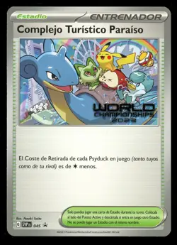 Pokemon Spanish Paradise Resort SVP 045 Worlds 2023 Yokohama Promo - Image 1
